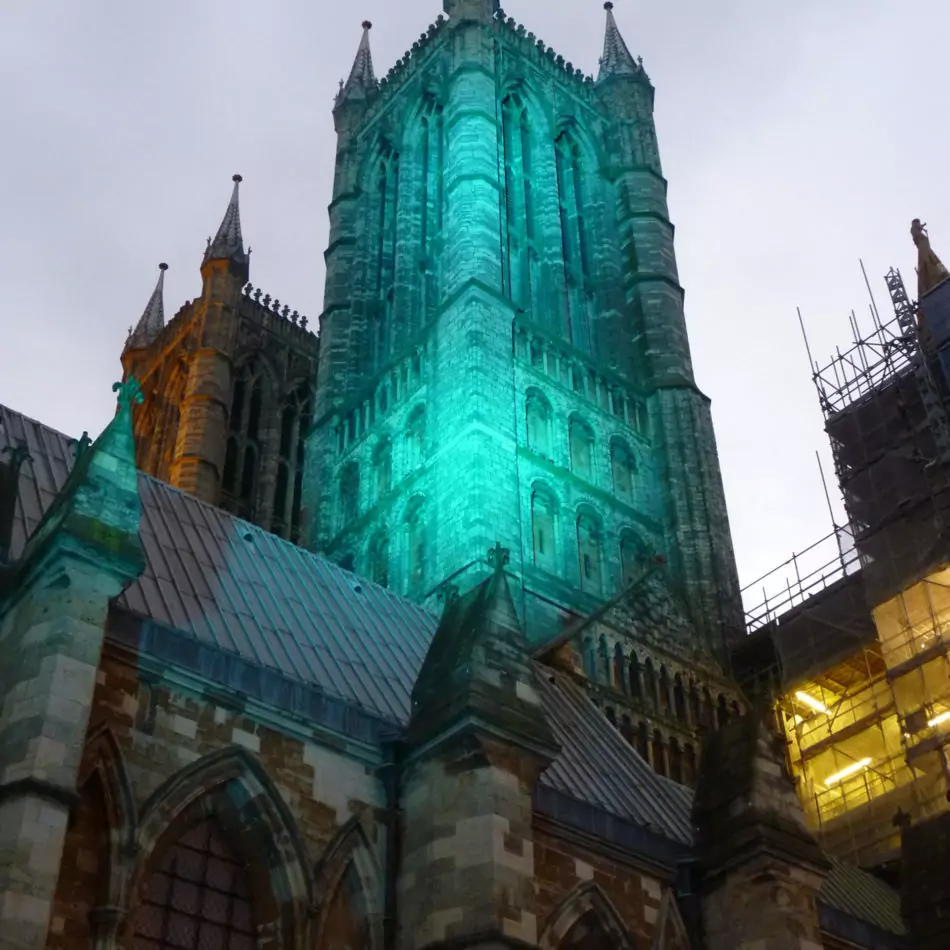 Lincoln Cathedral Connected Lighting Trial 26.11.15 #1