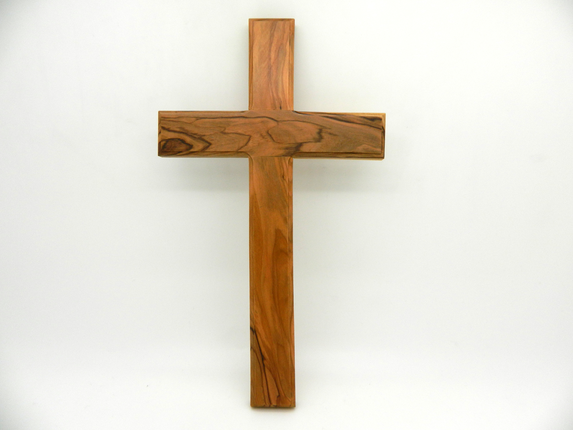 24cm Olive Wood Cross - Lincoln Cathedral