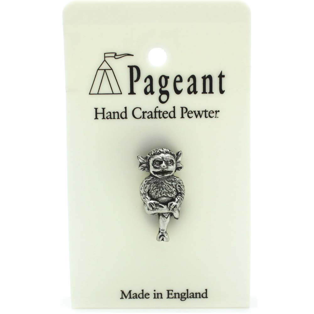 MADE IN THE UK NEW - GREAT GIFT IDEA LINCOLN IMP PIN BADGE REAL PEWTER 