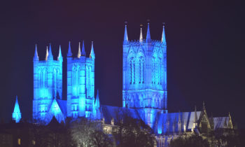 Lincoln Cathedral News - Blue lights to shine in show of support