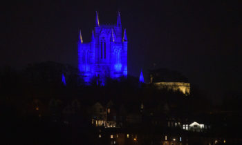 Lincoln Cathedral News - Light It Blue and Holy Week
