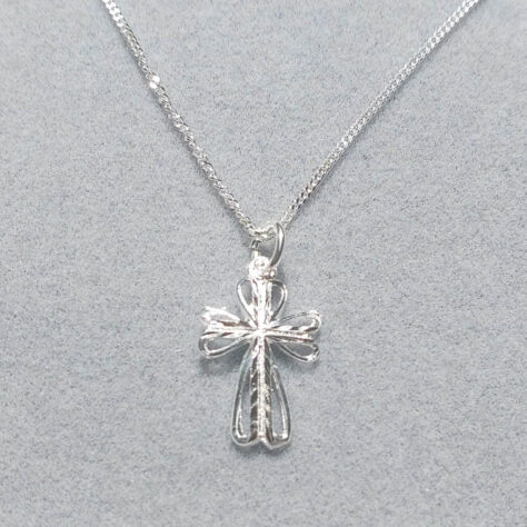 Sterling Silver Butterfly Cross - Lincoln Cathedral