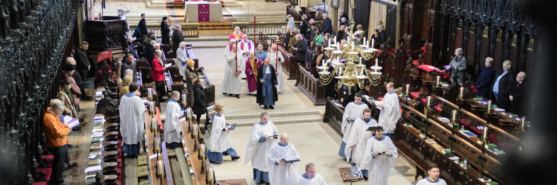 Orders of service at Lincoln Cathedral