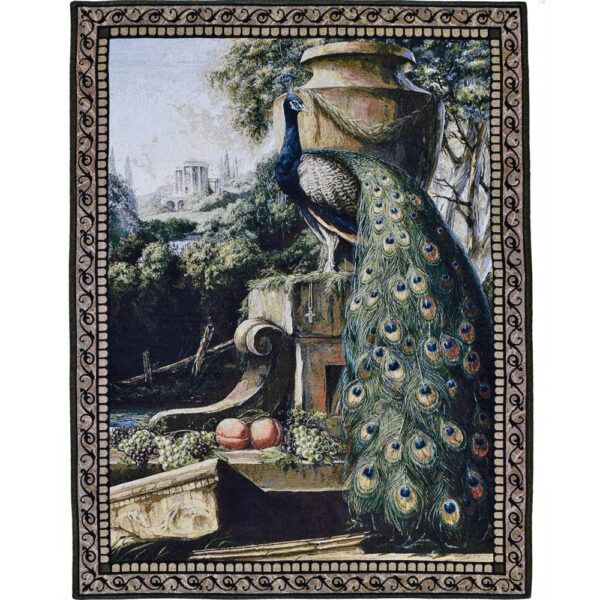 Classical Peacock Tapestry