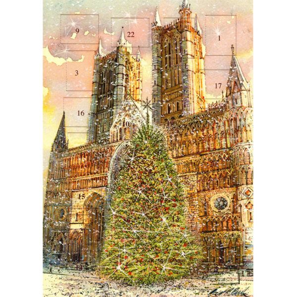 Advent Calendar West Front Christmas Tree | Lincoln Cathedral