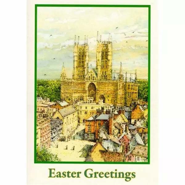 Easter Card "The Old Town" by Carl R. Paul