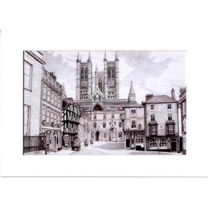 Mounted Print 'Castle Square' by Gary Painter